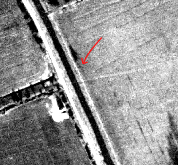 RAF aerial photo of Brideswell area c 1946